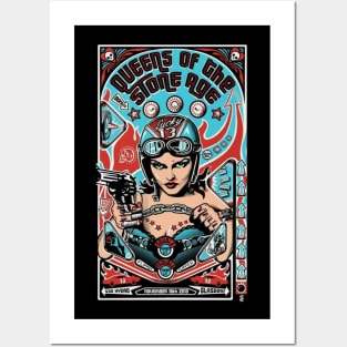 QUEENS OF THE STONE AGE MERCH VTG Posters and Art